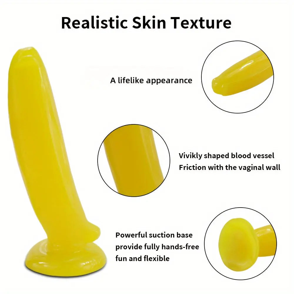 Soft Silicone Vegetable Models - Cucumber. Corn. Banana - Perfect For Kitchen Decor & Relax - Unique Gift For Women - buysextoyth