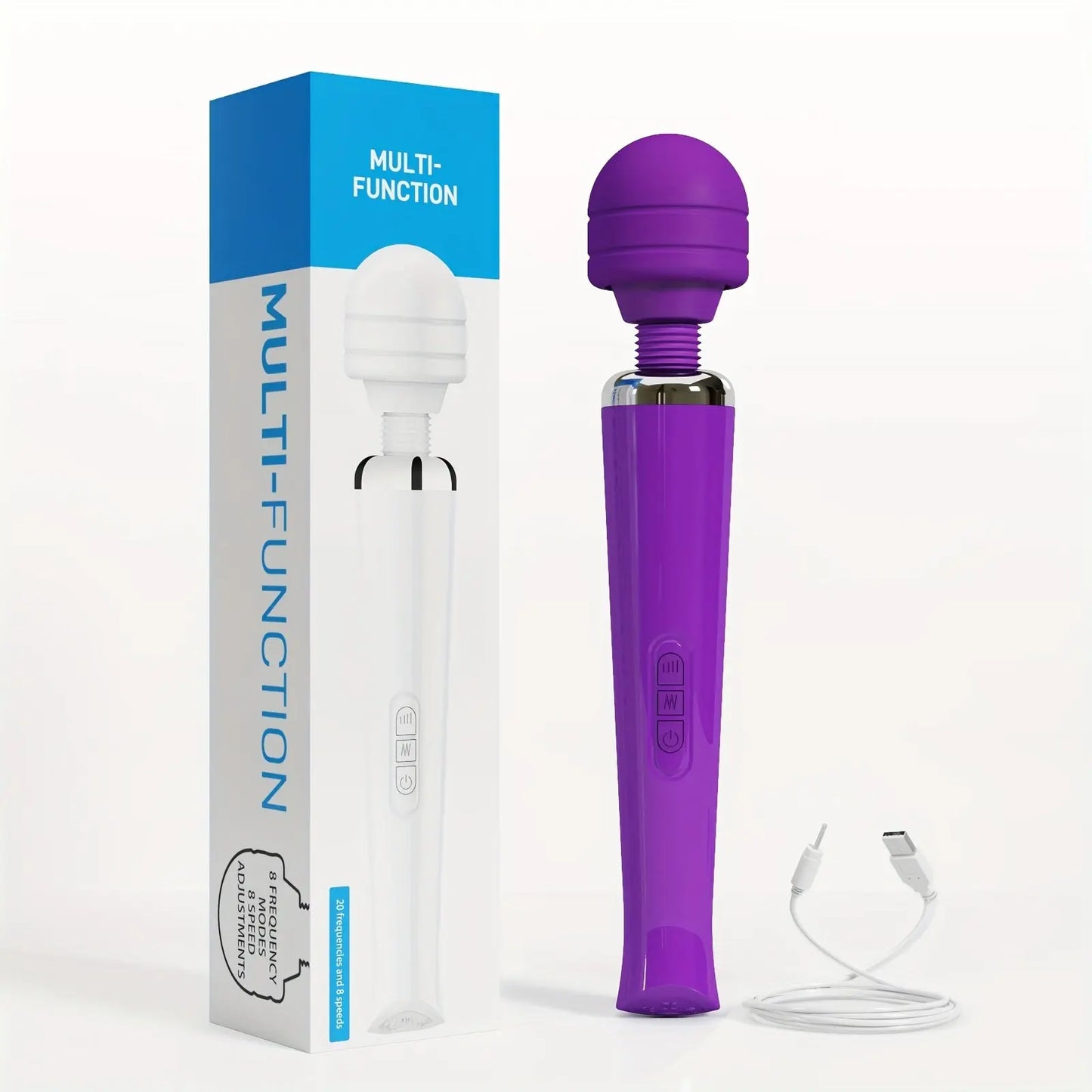 AV Vibrating Stick USB Rechargeable 20 Frequency Vibrating Massage Stick 12.9in Masturbation Stick Sex Toy For Men And Women - buysextoyth