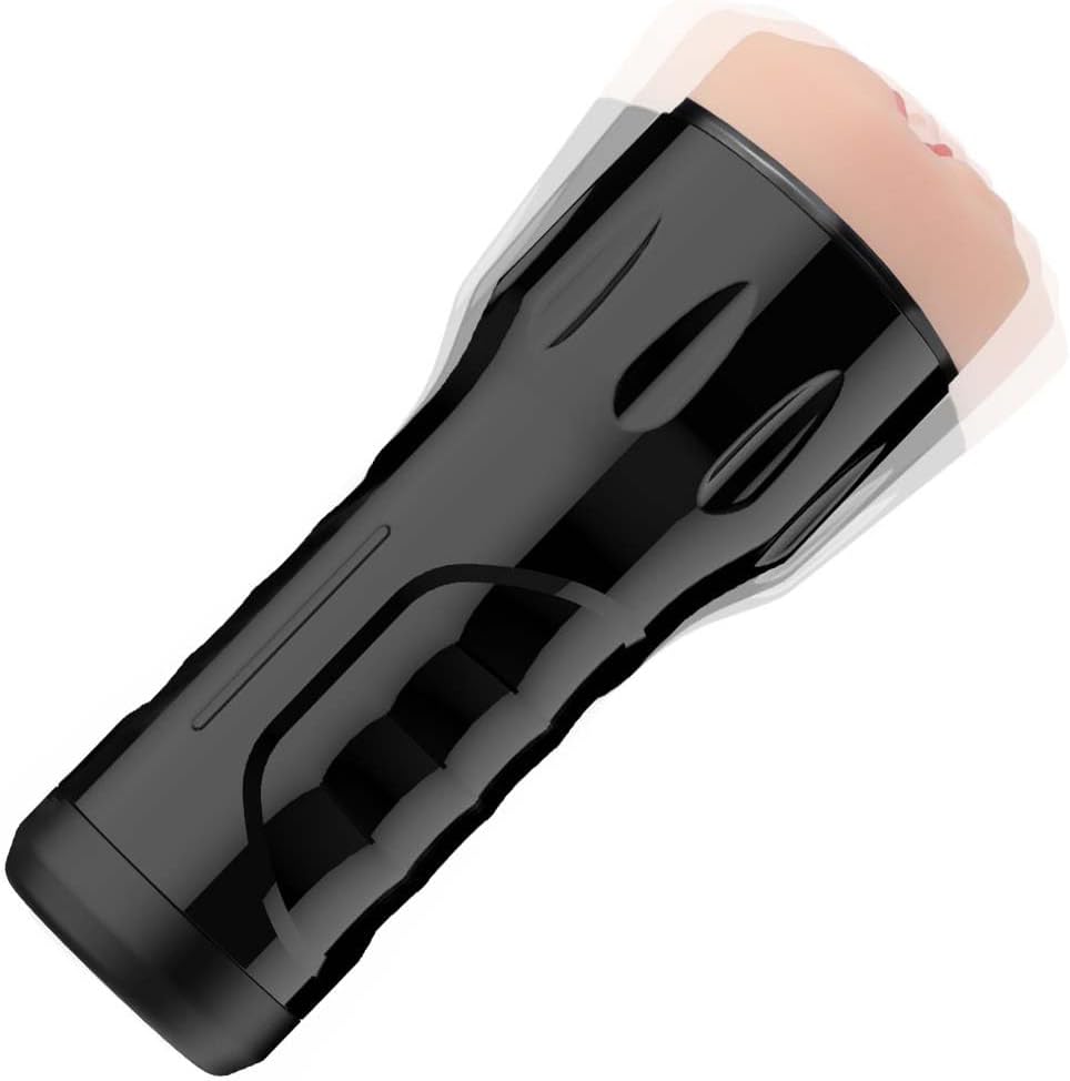 Male Masturbator Cup Sex Toy for Men.Pocket Pussy Realistic Vagina Textured with 7.5in Depth Lifelike Soft and Fleshy Texture.Penis Training Masturbators.Adult Toys Manual Massager. Black - buysextoyth