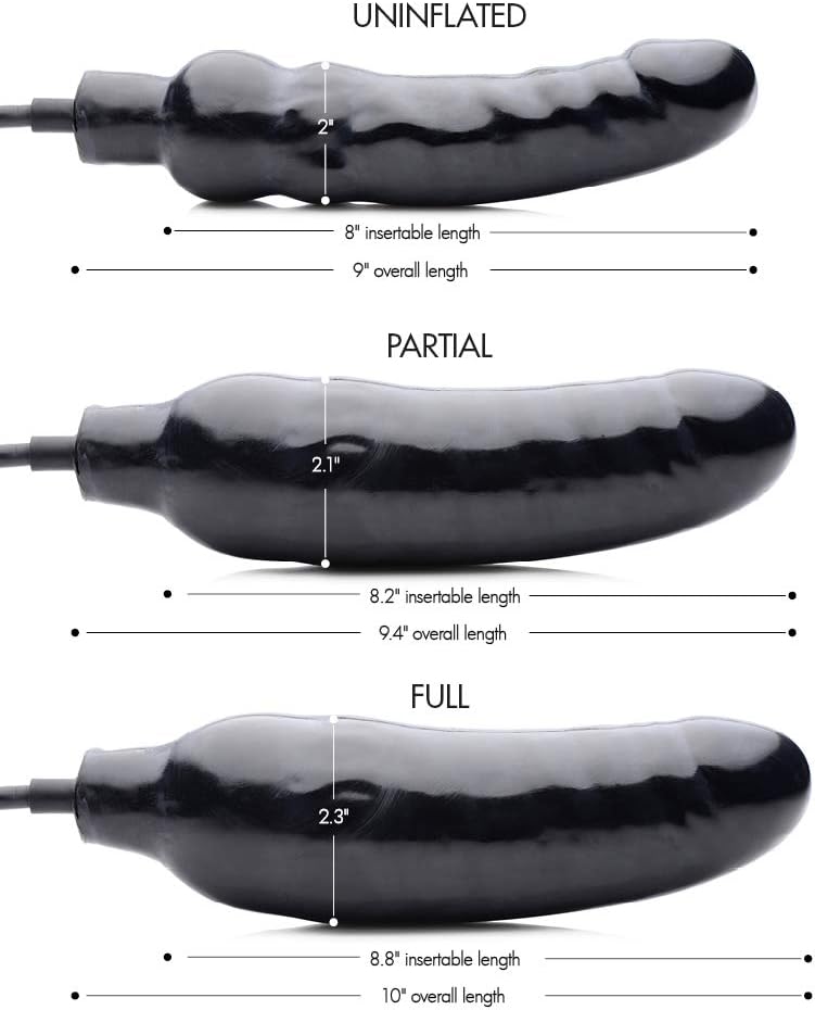 Master Series Primal Inflatable Dildo. 1 Count - buysextoyth