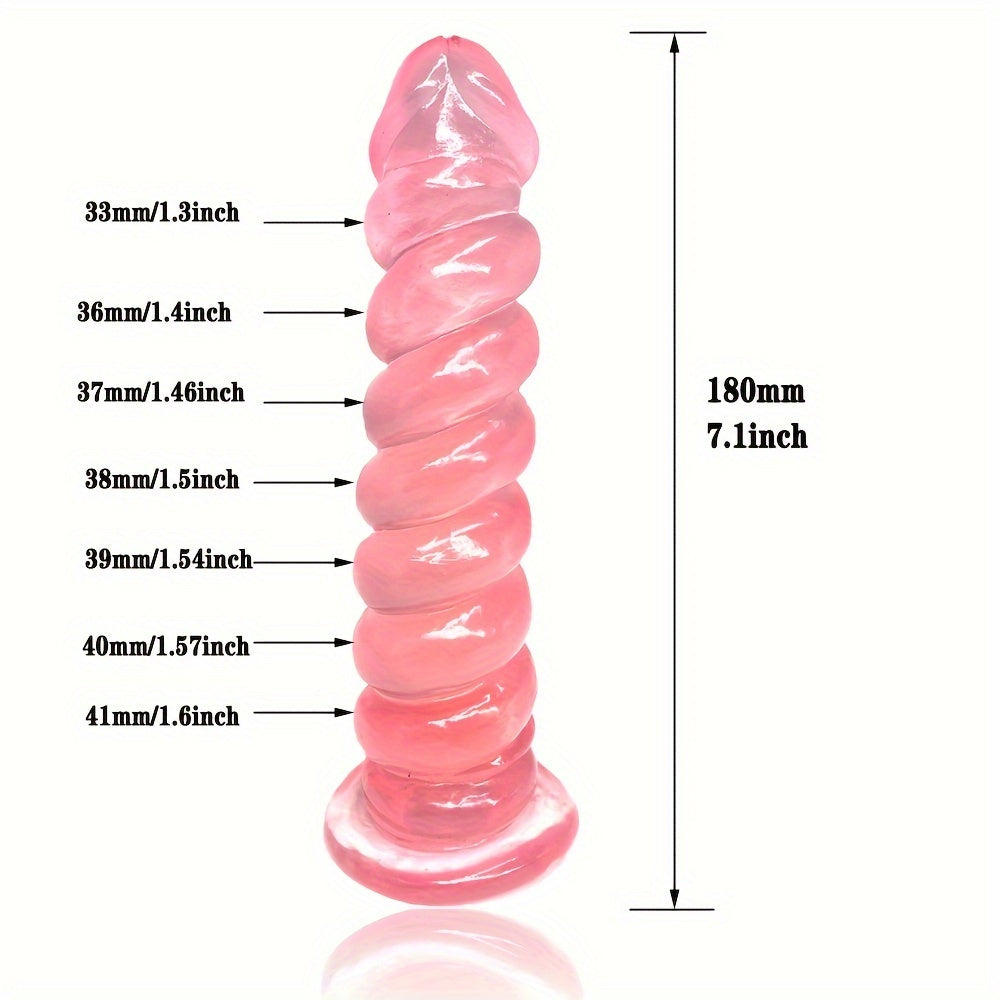 Unisex Soft & Flexible Silicone Dildos. Sexy Erogenous Stimulation Hands Free Masturbating Accessories For Men's & Women's Pleasure - buysextoyth