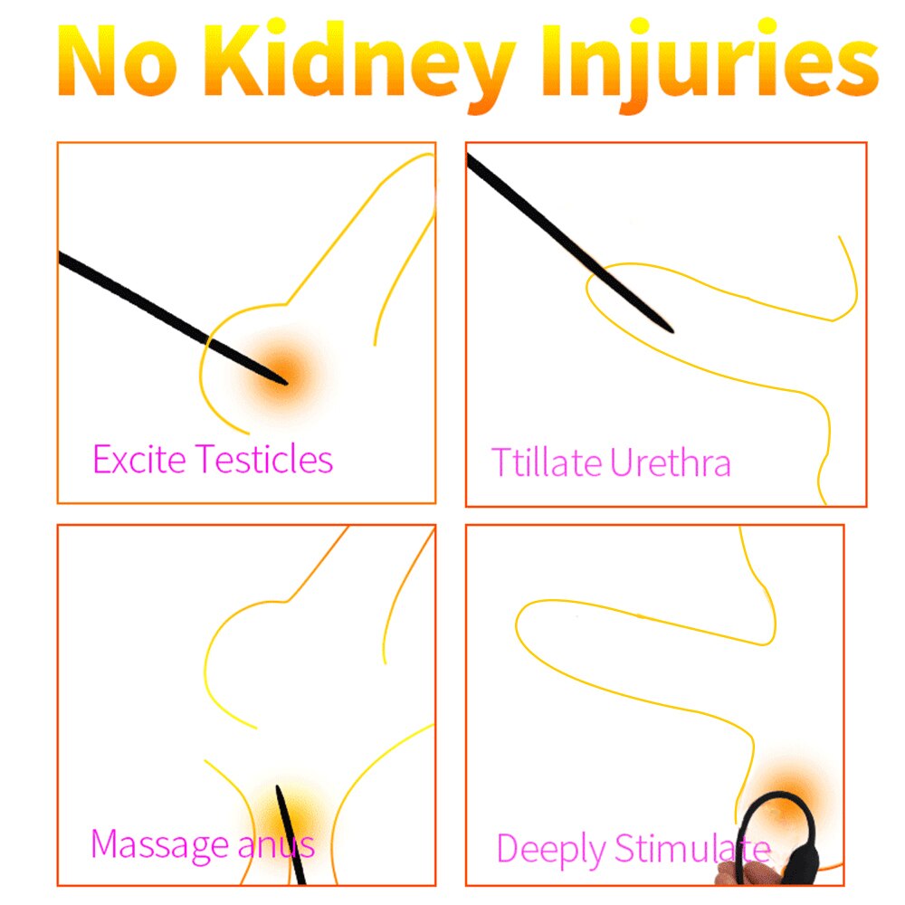 7โหมด Urethral Vibrator Horse Eye Stick Catheter อวัยวะเพศชาย Plug เพศของเล่นสำหรับผู้ชาย Vibrating Urethral ปลั๊กอวัยวะเพศชายใส่ Dilator - buysextoyth