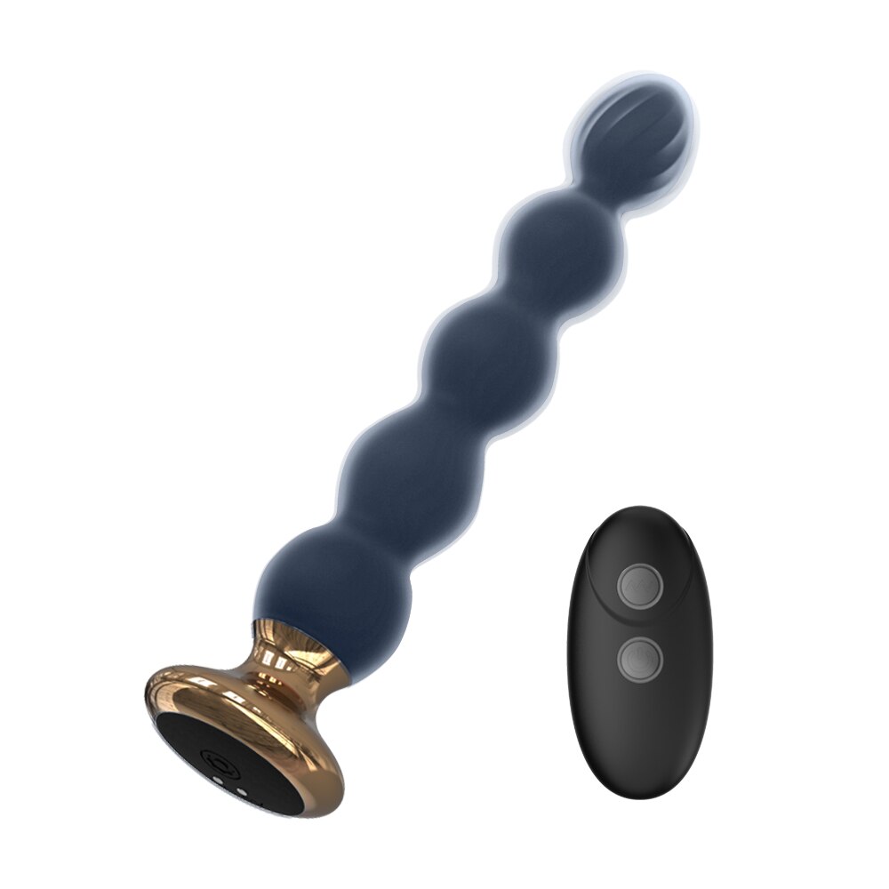 รีโมทคอนโทรลไร้สาย Anal Vibrator สำหรับผู้หญิงลูกปัด Anal นวดต่อมลูกหมาก Butt Plug กระตุ้นเซ็กซ์ทอยสำหรับชายหญิงคู่ - buysextoyth