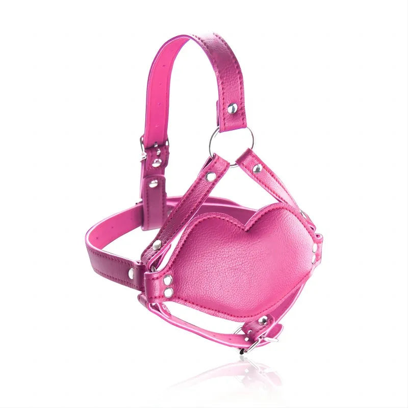 Bondage Open Mouth Dildo Gag Restraint Erotic Adjustable Head Mask Harness Sex Toys Fetish BDSM Adult Games For Women Couples - buysextoyth