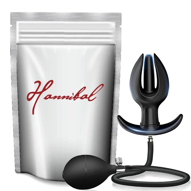 Hannibal Expand Inflatable Anal Plug Huge Butt Plug Stimulate Sex Toy For Women/Men Masturbators Prostate Massager Big Anal Toys - buysextoyth