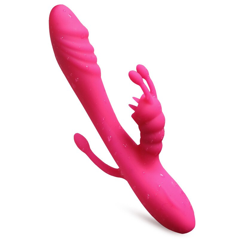 การสั่นสะเทือนนวด G-Spot Clitoral ช่องคลอดกระตุ้นลิ้นเลีย Vibrators สำหรับผู้หญิง - buysextoyth