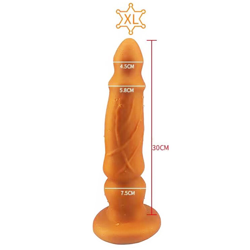 Huge Butt Plug Sex Shop Soft Material Anal Plug with Powerful Sucker Adult Product Female Masturbator Erotic Sex Toys for Couple - buysextoyth
