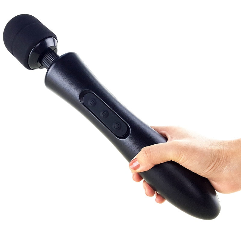 Huge Magic Wand Vibrators for Women. USB Charge Big AV Stick Female G Spot Massager Clitoris Stimulator Adult Sex Toys for Woman - buysextoyth