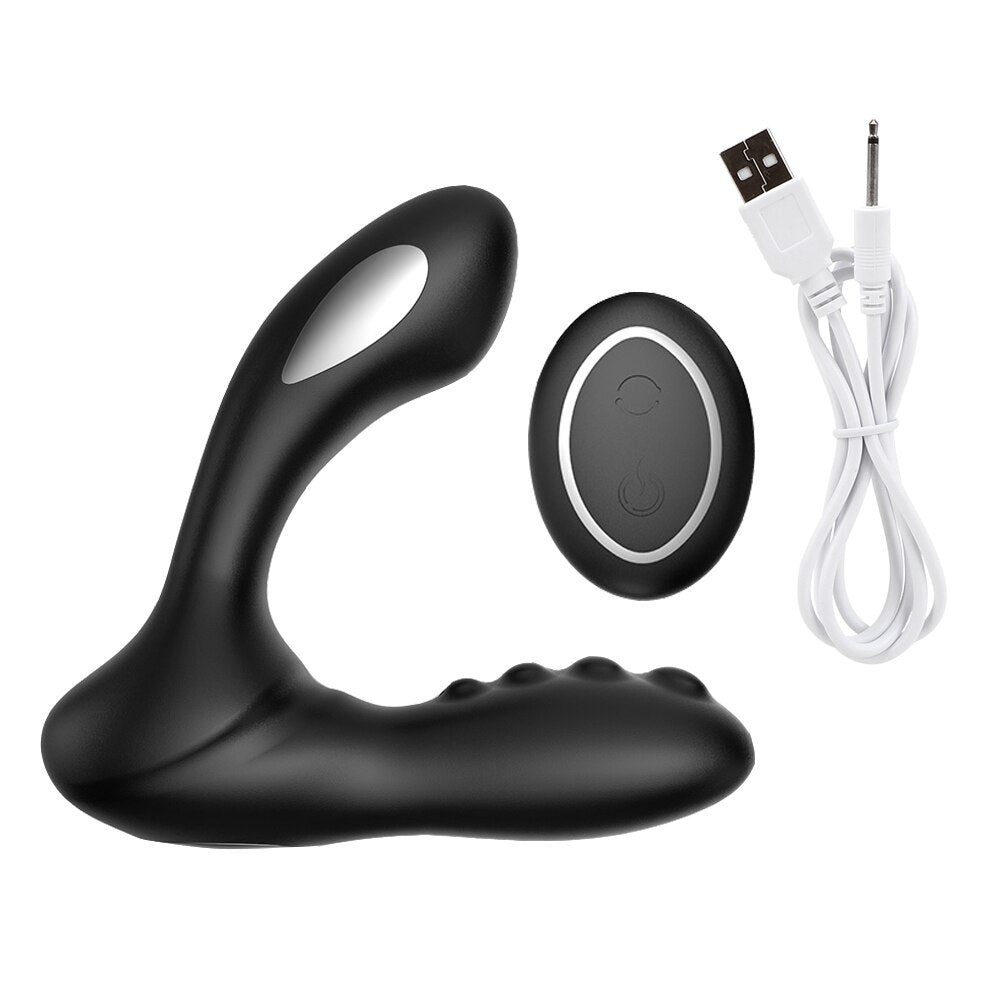 IKOKY 8 Speed Electric Shock Anal Dildo Vibrator Prostate Massager Perineum Stimulator Sex Toys for Men Women Gay Anal Butt Plug - buysextoyth