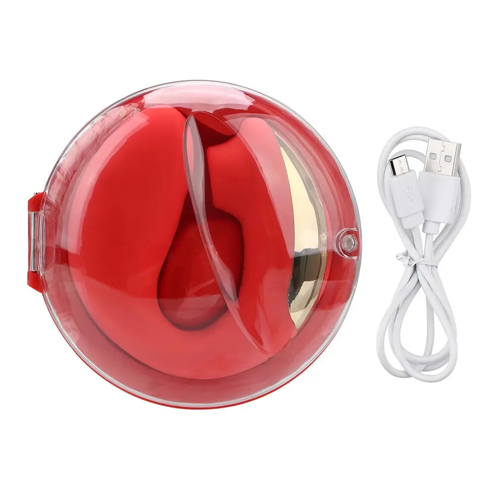 IKOKY Dildo Vagina Sucking Vibrators Sex Toys for Women USB Charging Case Free Bend Clitoris Stimulator Nipple Sucker 33sextoys