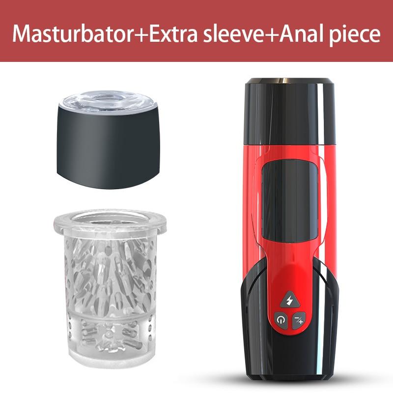 Male Masturbation Cup with 7*3 Adjustable Modes Automatic Telescopic Rotation Masturbator Sex toys for men masturbating - buysextoyth