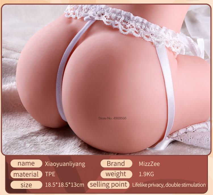 ครึ่งตูดเพศตุ๊กตาซิลิโคนถ้วยก้นสำหรับ Man ประดิษฐ์ช่องคลอดจริง Pussy ชาย Masturbator Sex Shop Sex ของเล่นสำหรับชาย - buysextoyth