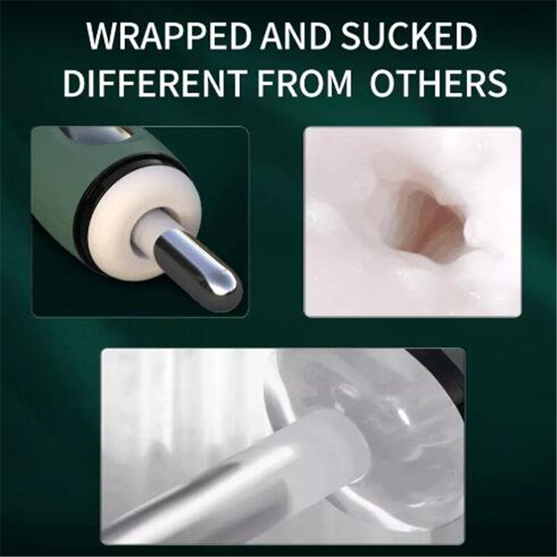New Upgrade Real Air Sucking Masturbator Blowjob Deep Throat Vibration Automatic Suction Oral Sex Cup Adult Intimate Toy for Men - buysextoyth