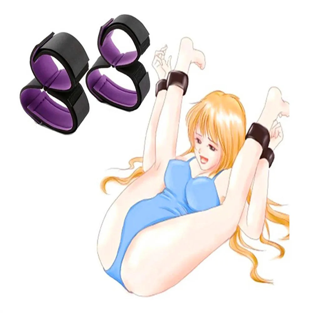 Sex Toys Cotton Bdsm Bondage Set Handcuffs Sexy Leg Pillow Thinning Belt Bending Orgasm Couple Toy - buysextoyth