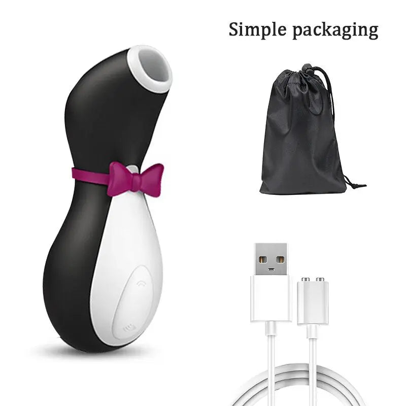 Satisfyer Pro Penguin ดูด Clit กระตุ้น G Spot ซิลิโคนการสั่นสะเทือน Nipple Sucker เร้าอารมณ์การ์ตูนของเล่นสำหรับผู้ใหญ่ Vibrator ผู้หญิง - buysextoyth