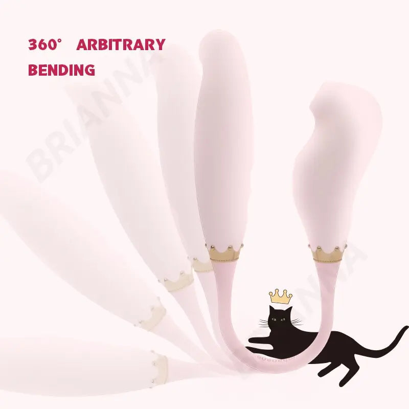 Sucking Vibrator Bendable หญิง7ความถี่ Pulse Soft ซิลิโคน G-Spot Clitoris Stimulator เซ็กส์ทอยสำหรับหัวนมผู้หญิง Sucker thai-adult