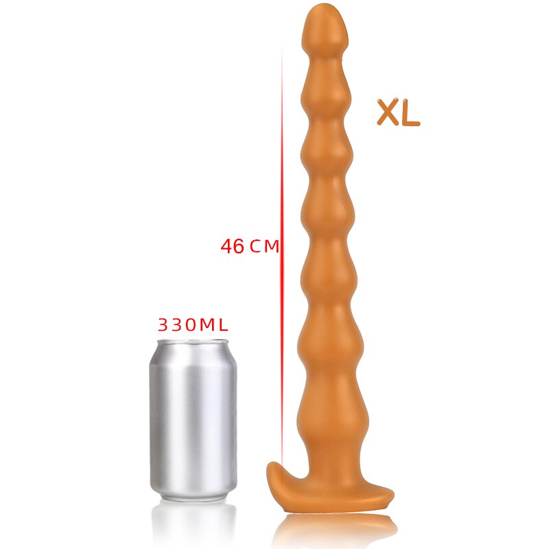Super Long Anal Plug Penis Prostate Massage Anus Dilator Vagina Masturbation Adult for Women and Men Anal Beads Fisting Sex Toys - buysextoyth