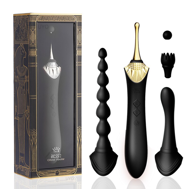 ZALO BESS 2.0G-Spot Vibrator ซิลิโคนกระตุ้น Clitoral Usb คู่มอเตอร์ Retro Massager ผู้ใหญ่เซ็กซ์ทอยสำหรับสตรี - buysextoyth