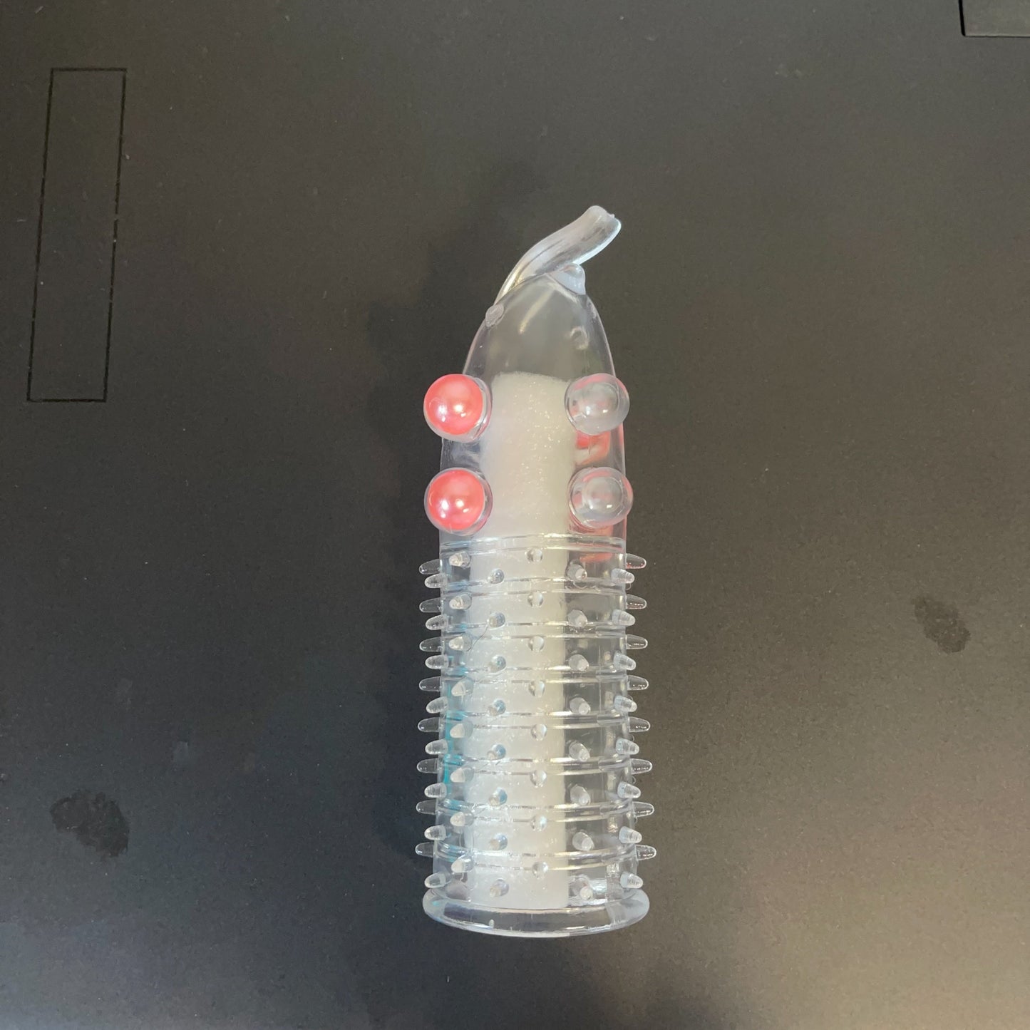 Men's Wolf Teeth Penis Sleeve With Bead. Accessory For Longer Stronger Erection Ejaculation Delay Pleasure Enhancing. Transparent Elephant Nose Cock Condom For Men Couples - buysextoyth
