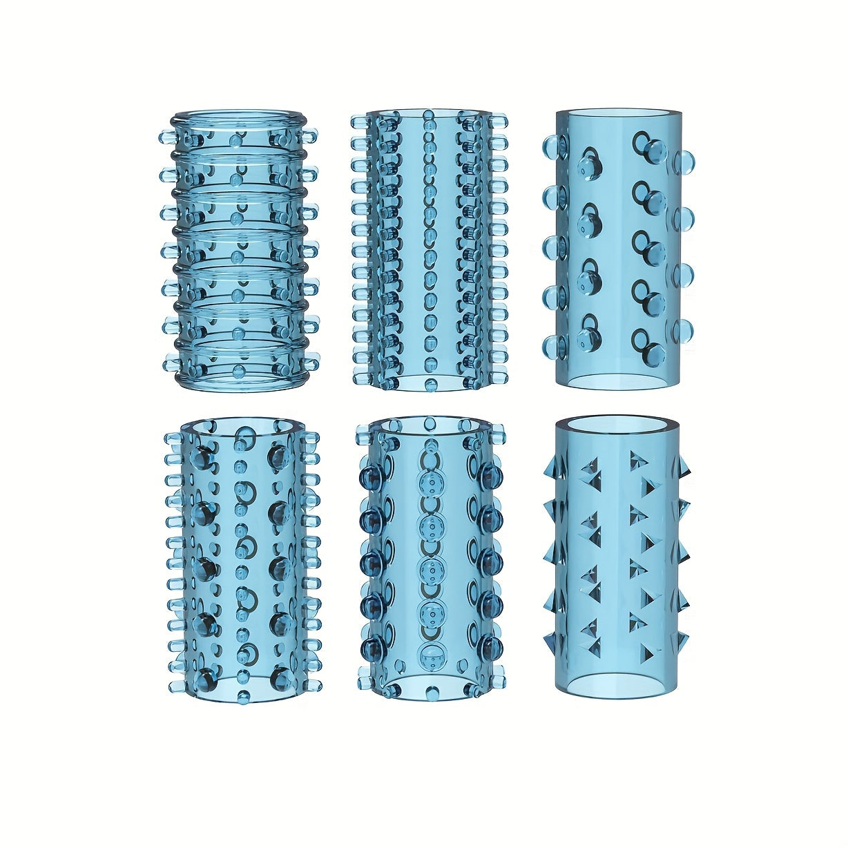 6pcs Sex Toys For Men. Penis Rings With 6 Elastic Textures Reusable. Male Sex Toys Cock Ring. Penis Sleeve For Enhance Erection Extended Time Cock Rings. Adult Sex Toys For Men And Couples - buysextoyth