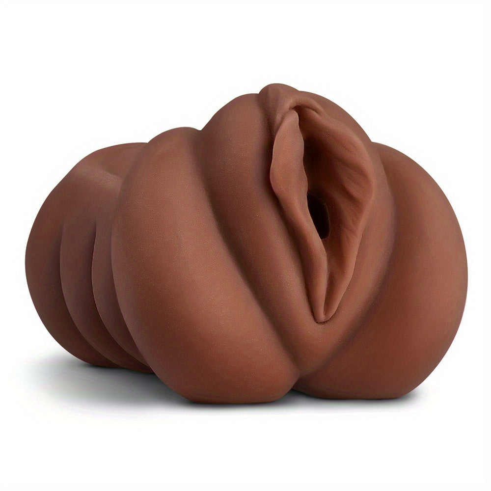 Experience Realistic Lifelike Pleasure: 1pc Pocket Pussy Male Masturbator - Skin Friendly TPR. 3D Textured Tight Vaginal Stroker For Men - buysextoyth