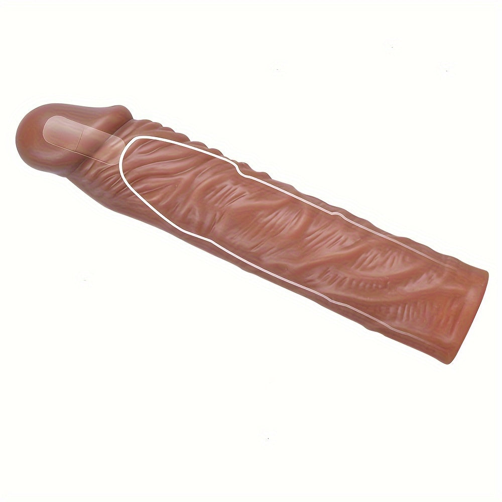 Wearable Dildo Cover Simulated Penis Cover Long Sex Toy Wolf Tooth Cover Single Mouth Long - buysextoyth