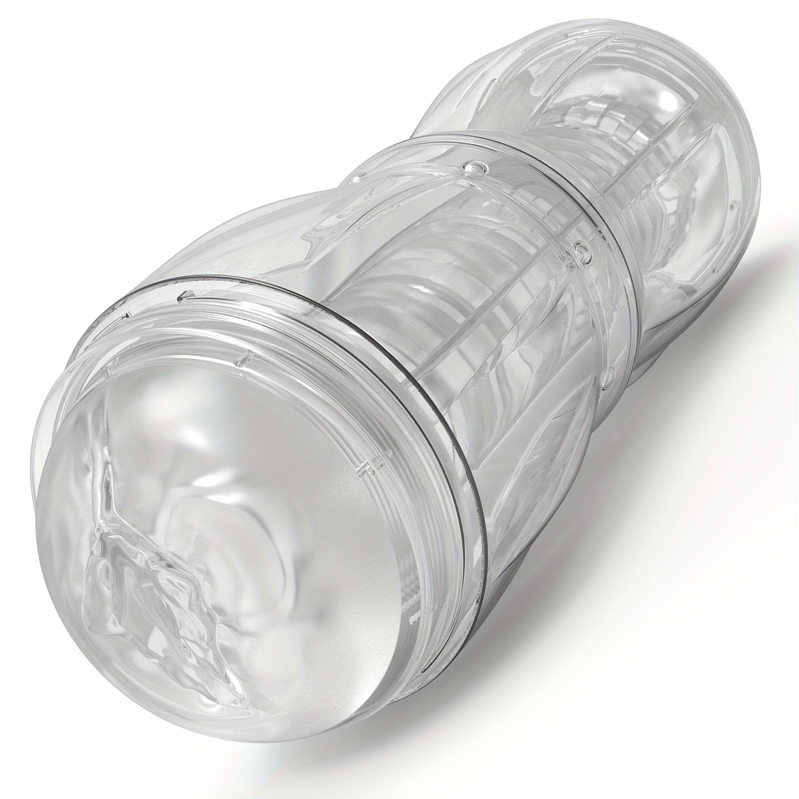 Mesterstar Dual Open Ended 360° Rotating Male Masturbators Stroker Sleeve. Pocket Pussy Sex Toys for Adult with 3D Crystal Realistic Textured Vagina Male Masturbators Cup - buysextoyth