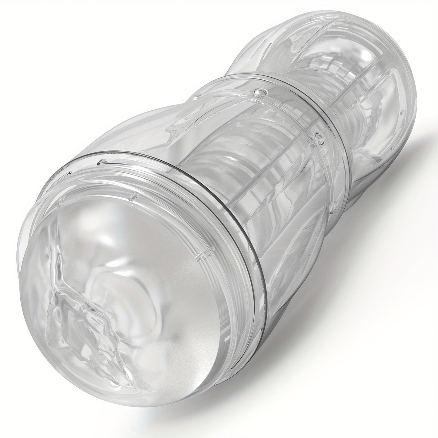Mesterstar Dual Open Ended 360° Rotating Male Masturbators Stroker Sleeve. Pocket Pussy Sex Toys for Adult with 3D Crystal Realistic Textured Vagina Male Masturbators Cup - buysextoyth