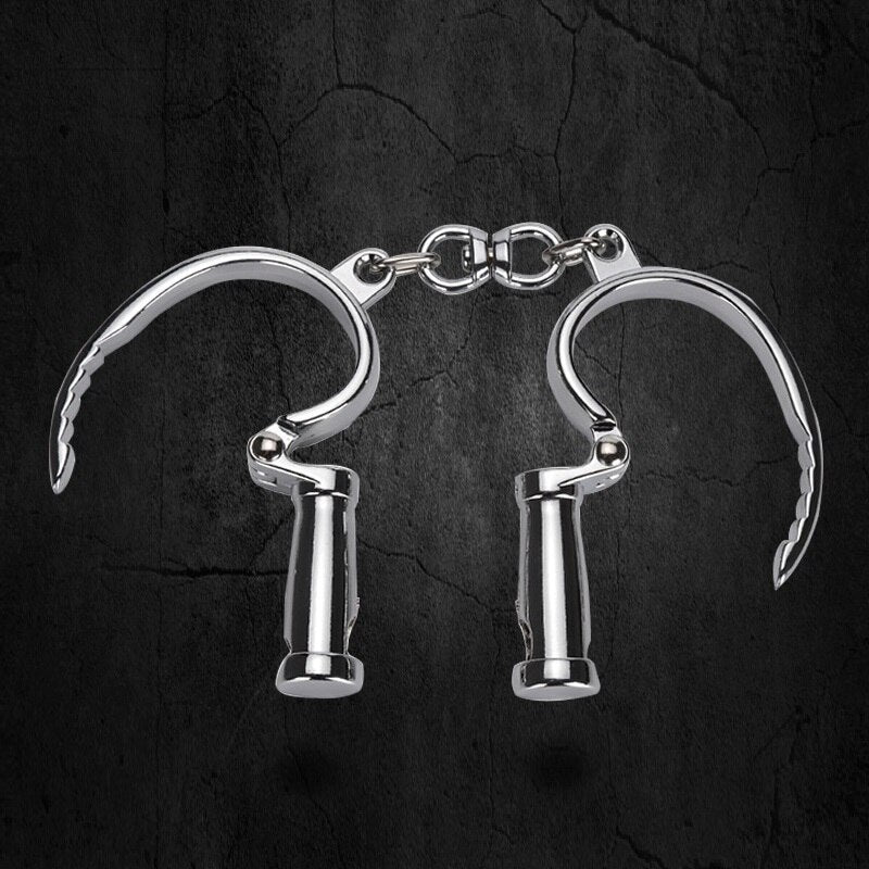 Stainless Steel Female Male Handcuff Metal Ankle Cuffs Wrist Cuff for Couple Bdsm Bondage Restraints Adult Game Sex Toys - buysextoyth