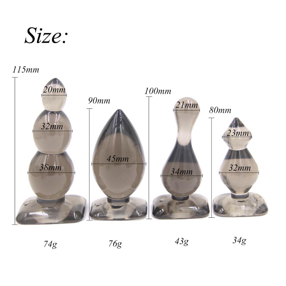 Stimulating Anal Butt Plug Great Jelly Anal Toys Sex Toys for Men and Women.buttplug Adult Product - buysextoyth
