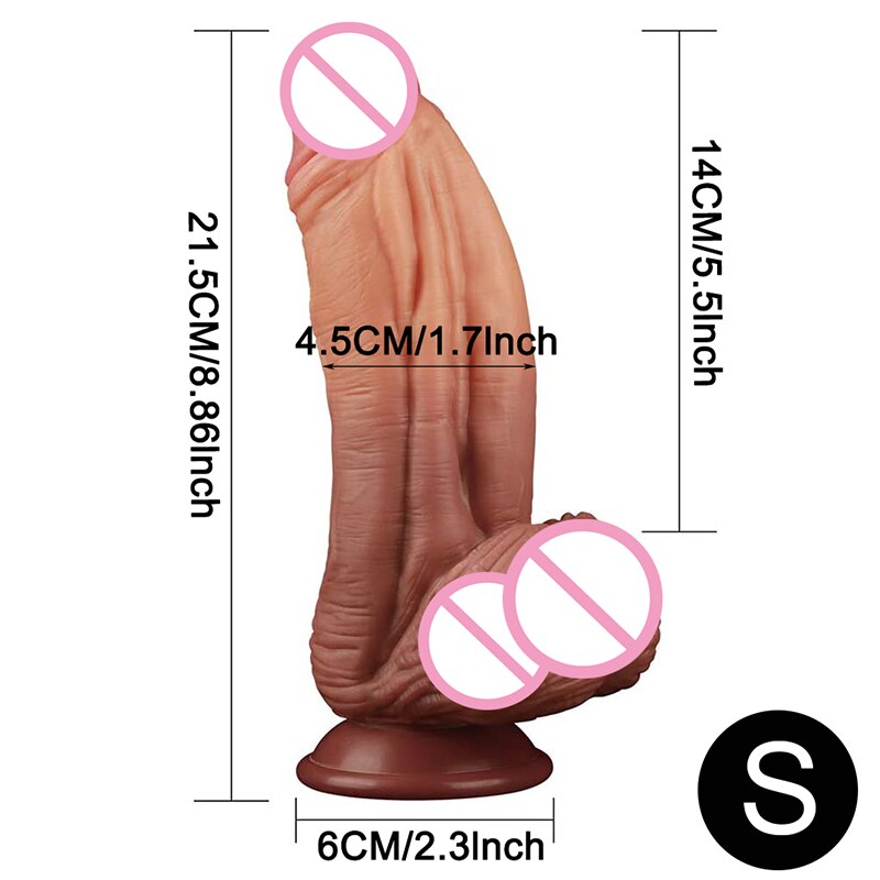 10.6นิ้วขนาดใหญ่ Dildo ดูดถ้วย Dildo สำหรับ Anal เหมือนจริง Dildo สมจริง Penis เพศของเล่นสำหรับหญิงเพศผู้ใหญ่ shop 18 + - buysextoyth