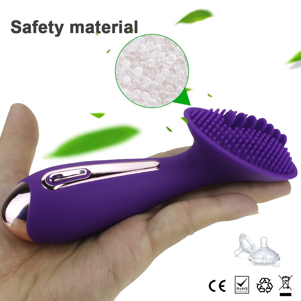 10 โหมด Dildo ลิ้น Vibrator หัวนมนวด Clitoris กระตุ้นช่องคลอดกระชับหี Masturbator ผู้ใหญ่ของเล่นสำหรับผู้หญิง - buysextoyth