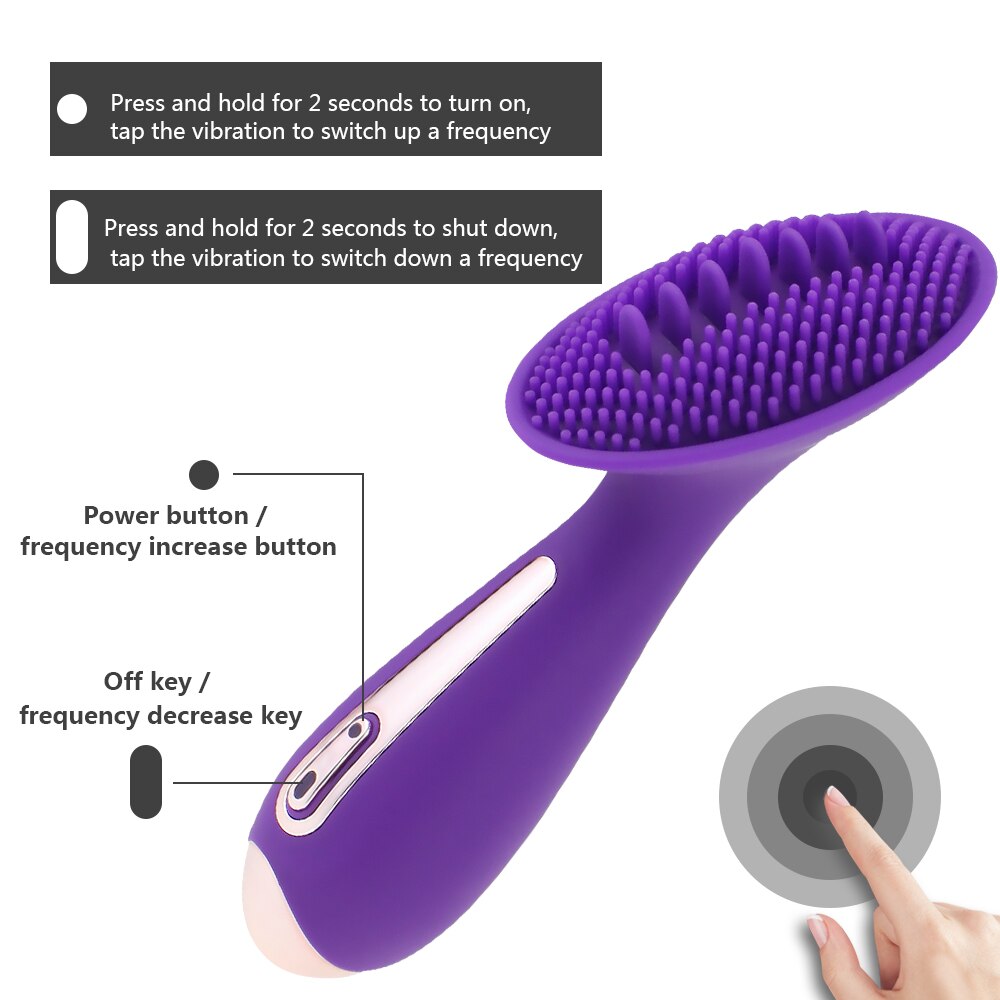 10 โหมด Dildo ลิ้น Vibrator หัวนมนวด Clitoris กระตุ้นช่องคลอดกระชับหี Masturbator ผู้ใหญ่ของเล่นสำหรับผู้หญิง - buysextoyth