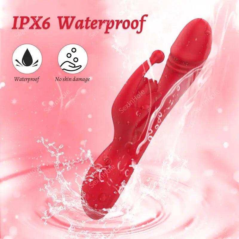 10โหมด G-Spot Rose สำหรับผู้หญิง Dildo Clitoris ลิ้นเซ็กซ์ทอยหญิงสินค้า Stimulator สั่นไข่ผู้ใหญ่ของเล่นผู้หญิง18 - buysextoyth