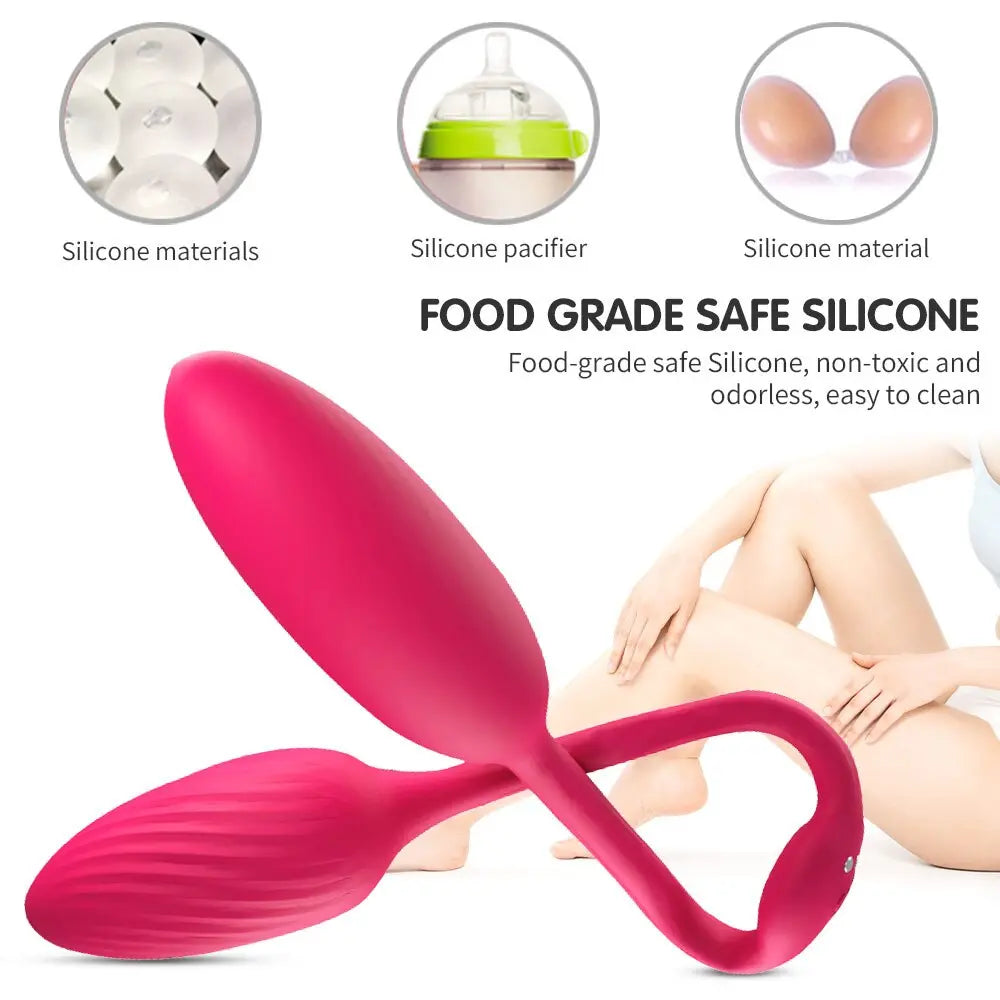 10ความถี่สั่นสะเทือนไข่ Kegel Ball รีโมทคอนโทรล G-Spot กระตุ้นช่องคลอด Anal Plug Butt Plug เร้าอารมณ์เซ็กซ์ทอยสำหรับคู่ - buysextoyth