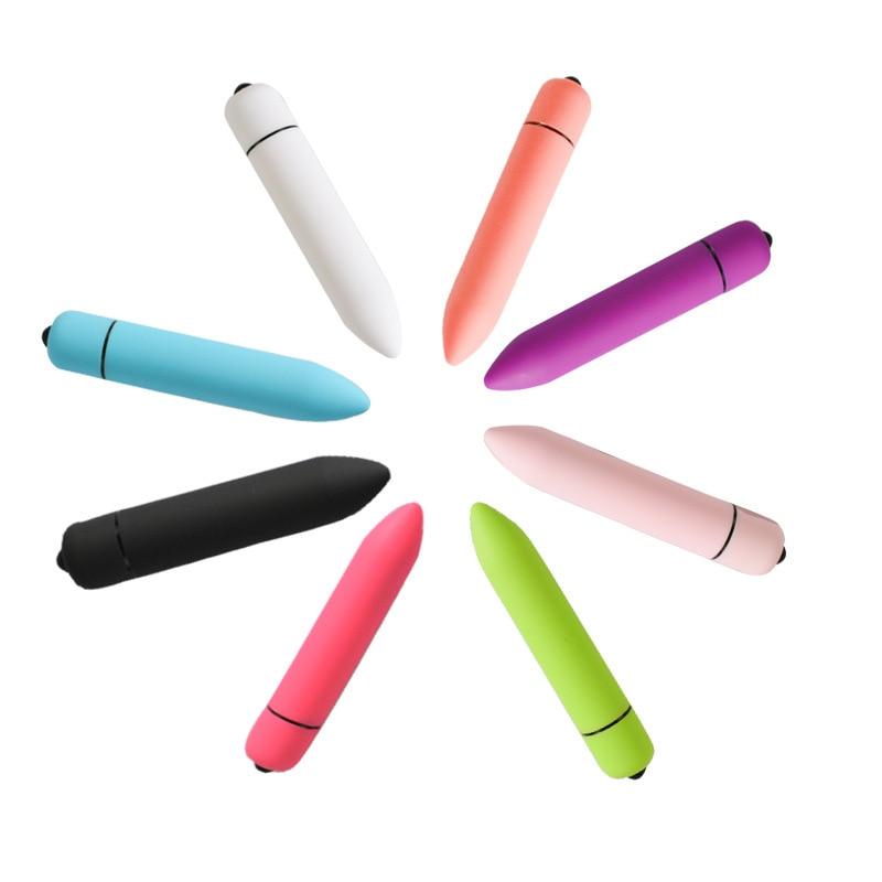 10 Speed Bullet Vibrator Dildo Vibrators AV Stick G-spot Clitoris Stimulator Mini Sex Toys for Women Maturbator Sex Products - buysextoyth