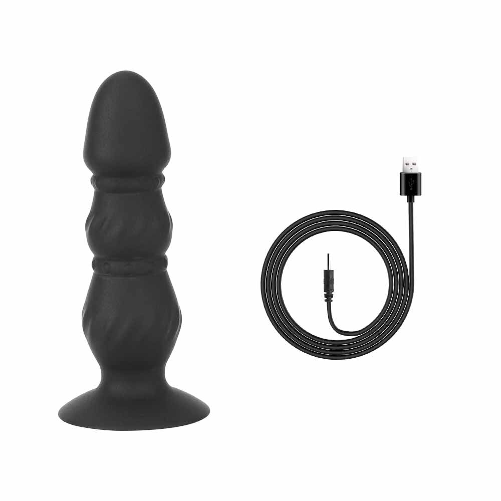 10 Speeds G-Spot Stimulation Bead Dildo Vibrator Remote Control Anus Vibrating Dildo Prostate Massager Vibrator Sex Toys for Men - buysextoyth