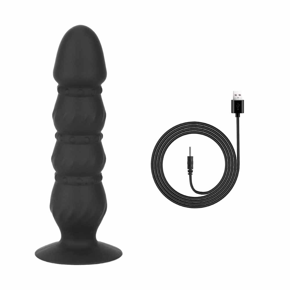 10 Speeds G-Spot Stimulation Bead Dildo Vibrator Remote Control Anus Vibrating Dildo Prostate Massager Vibrator Sex Toys for Men - buysextoyth