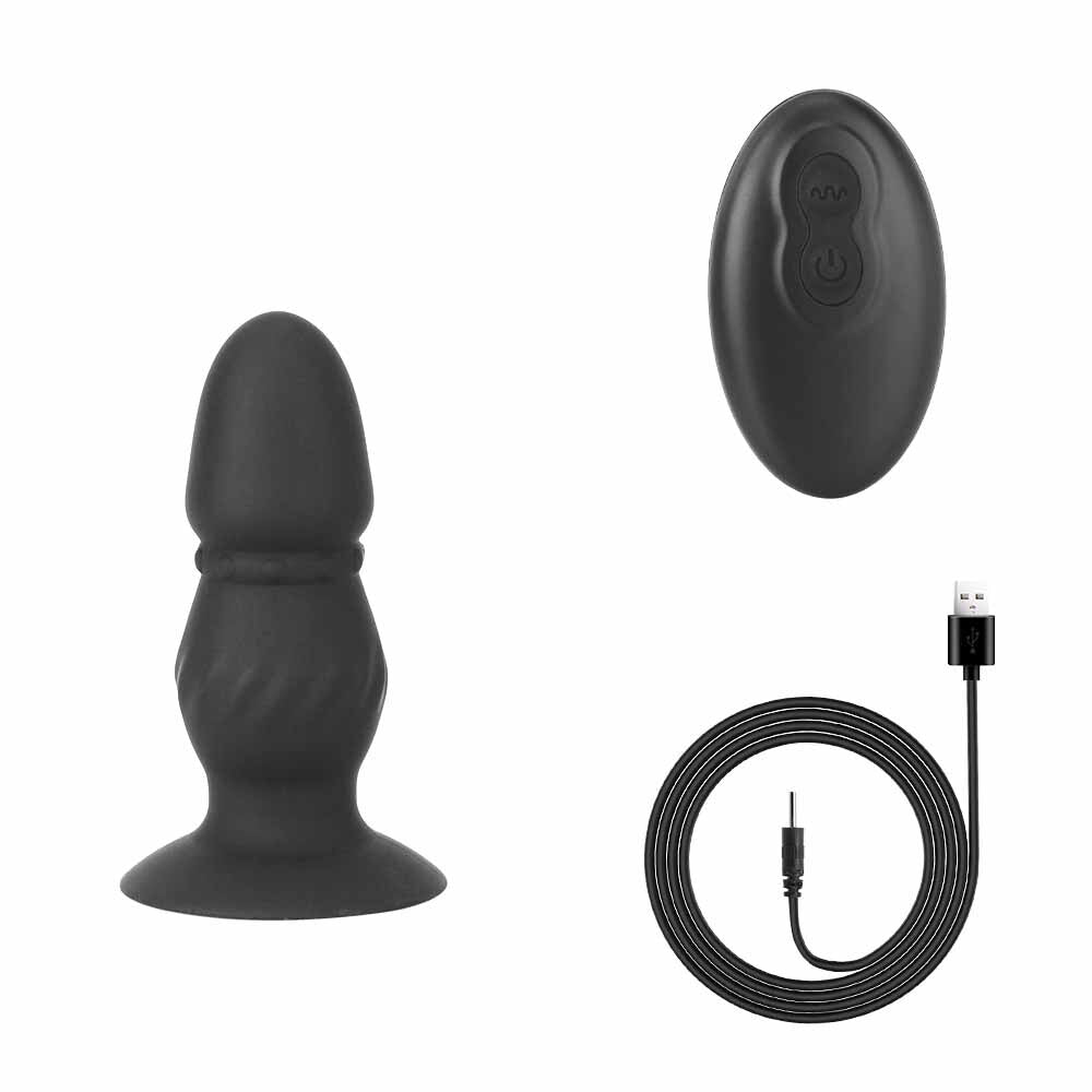10 Speeds G-Spot Stimulation Bead Dildo Vibrator Remote Control Anus Vibrating Dildo Prostate Massager Vibrator Sex Toys for Men - buysextoyth