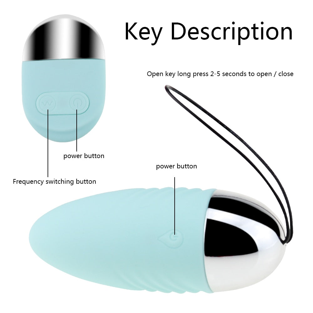 10 Speeds Panties Wireless Remote Control Vibrator Vibrating Egg Waterproof Jump Egg G Spot Clitoris Massager Sex Toy for Female - buysextoyth