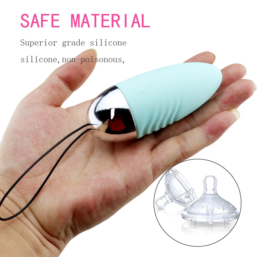 10 Speeds Panties Wireless Remote Control Vibrator Vibrating Egg Waterproof Jump Egg G Spot Clitoris Massager Sex Toy for Female - buysextoyth