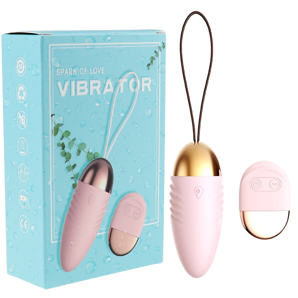 10 Speeds Panties Wireless Remote Control Vibrator Vibrating Egg Waterproof Jump Egg G Spot Clitoris Massager Sex Toy for Female - buysextoyth