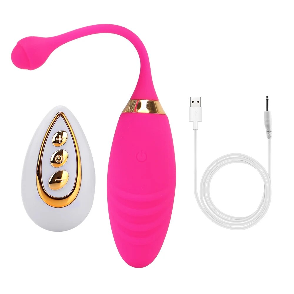10 Speeds Sex Toys for Women Vibrating Egg Anal Clitoris Stimulation Jump Egg Vibrator Wireless Remote - buysextoyth