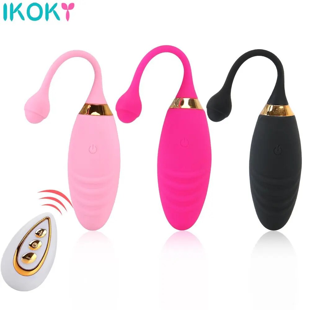 10 Speeds Sex Toys for Women Vibrating Egg Anal Clitoris Stimulation Jump Egg Vibrator Wireless Remote - buysextoyth