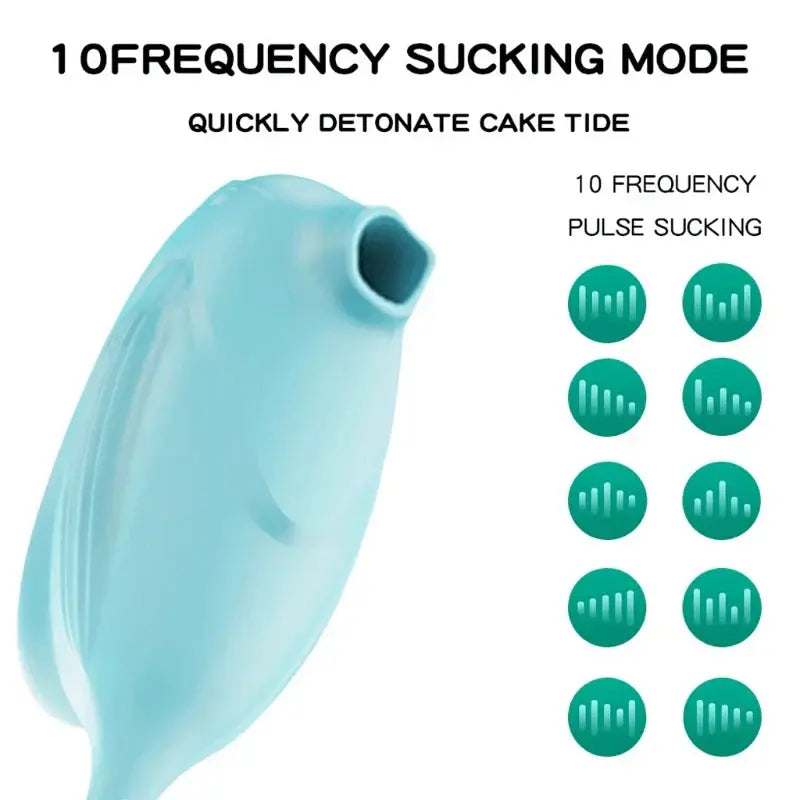 12 Frequency Vibrator 10 Sucking Modes Stimulator Rechargeable Massager Sex Toy - buysextoyth