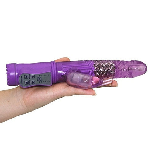 12 Modes Jelly Vibration Rotation Rabbit G Spot Vibrator Female Massager Vagina Vibrator Clitoris Stimulator Adult Sex Toys Shop - buysextoyth