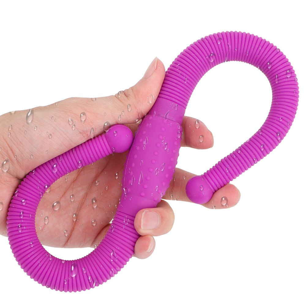 12 Speed Lesbian Strap on Dildo Vibrators Flexible Double Head Vaginal Massager G Spot Anal Sex Toy for Women Adult Products - buysextoyth