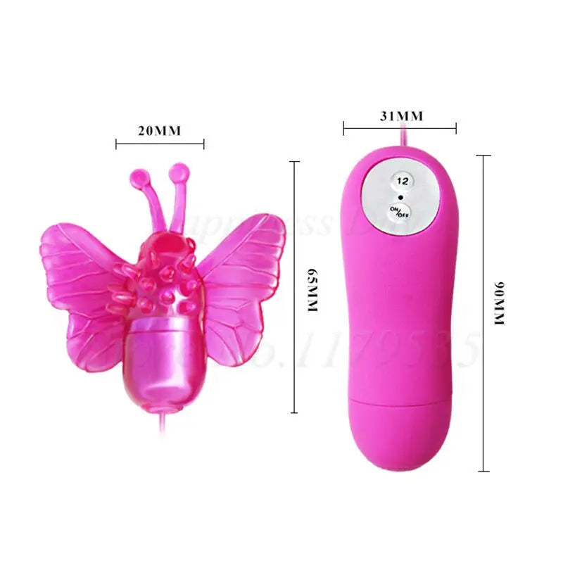 12 Function Vibration Butterfly Dildo Vibrator Panties Clitoris Stimulation G-spot Massager Vibrador Sex Toys for Woman Sex Shop 33sextoys