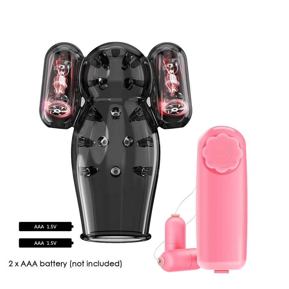 12 Modes Ghost Exerciser Penis Sex Toys for Men Glans Vibrator Penis Sleeve Enhancement Delay Lasting Glans Trainer Masturbator - buysextoyth