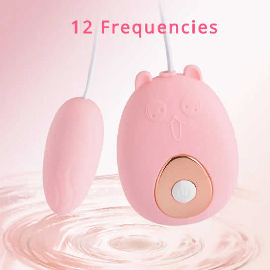 ดิลโด้แบบสั่นขนาดเล็กสำหรับผู้หญิง12โหมดกระตุ้นไข่ vibrator Wanita เซ็กซ์ทอยสั่นได้สำหรับผู้ใหญ่ - buysextoyth